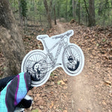 Grays and Torreys sticker, Colorado mountain bike sticker, mtb decal, mountain biking sticker, Colorado 14er sticker, Grays Peak sticker, Torreys Peak sticker, Colorado mountain sticker, topographic map sticker, topo line art, mountain bike decal, cycling sticker, MTB sticker, biking sticker, biking decal, Continental Divide art, 14er enthusiast gift, mountain biking gift, Colorado souvenir, outdoor adventure decal, mountain landscape sticker, mountain biking art