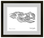 Telluride line art, Telluride black and white art, Telluride mountain illustration, Colorado mountain wall art, Telluride minimalist art, Black and white Colorado print, Telluride sketch print, Line art mountain landscape, Monochrome Telluride artwork, Colorado mountain drawing, Telluride fine art print, Mountain range line art, Telluride decor print, Black and white landscape illustration, Modern Telluride wall art