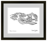 Telluride line art, Telluride black and white art, Telluride mountain illustration, Colorado mountain wall art, Telluride minimalist art, Black and white Colorado print, Telluride sketch print, Line art mountain landscape, Monochrome Telluride artwork, Colorado mountain drawing, Telluride fine art print, Mountain range line art, Telluride decor print, Black and white landscape illustration, Modern Telluride wall art