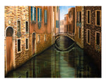 Venice canal painting, Venice Italy wall art, Venetian architecture artwork, romantic European cityscape, Italy travel art print, canal scene painting, Venice summer artwork, peaceful waterway painting, Italian architecture art, framed Venice art print, romantic travel art, old world charm painting, European canal wall decor, serene Venice painting, hand-painted Venice artwork, cityscape fine art print, picturesque Italian scene, romantic bridge artwork, historic Venice canal, August in Venice art