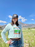 colorado mountains sweatshirt, colorado mountains hoodie, idaho springs colorado sweatshirt, idaho springs colorado hoodie, mountain sweatshirt, mountain hoodie, mountain and river sweatshirt, mountain and river hoodie, mountain illustration, colorful mountain drawing