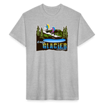 Unisex 50/50 T-Shirt : St. Mary's Glacier - heather gray; St. Marys Glacier Colorado t-shirt, colorado glacier hike t-shirt, snowshoeing t-shirt, backpacking t-shirt, glacier t-shirt, st marys glacier t-shirt, colorado mountain t-shirt, colorado t-shirt, colorado hike t-shirt, St. Marys Glacier Colorado shirt, colorado glacier hike shirt, snowshoeing shirt, backpacking shirt, glacier shirt, st marys glacier shirt, colorado mountain shirt, colorado shirt, colorado hike shirt