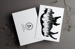 Teton Buffalo Greeting Card: Greeting Card, colorado artist, wyoming art, grand teton artwork, buffalo card, mountain card, buffalo silhouette card, bison card, buffalo greeting card, bison greeting card, buffalo greeting card, card with bison, card with buffalo, thank you card, congratulations card, grand teton greeting card, grand teton card, buffalo silhouette card, buffalo silhouette greeting card, bison silhouette card, bison silhouette greeting card