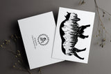 Teton Buffalo Greeting Card: Greeting Card, colorado artist, wyoming art, grand teton artwork, buffalo card, mountain card, buffalo silhouette card, bison card, buffalo greeting card, bison greeting card, buffalo greeting card, card with bison, card with buffalo, thank you card, congratulations card, grand teton greeting card, grand teton card, buffalo silhouette card, buffalo silhouette greeting card, bison silhouette card, bison silhouette greeting card