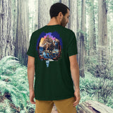 bigfoot riding moose t-shirt, yeti riding moose t-shirt, Sasquatch riding moose t-shirt, Squatch riding moose t-shirt, bigfoot t-shirt, yeti t-shirt, sasquatch t-shirt, squatch t-shirt, bigfoot peace sign t-shirt, yeti peace sign t-shirt, sasquatch peace sign t-shirt, squatch peace sign t-shirt, moose t-shirt, mountain t-shirt, mountain and river t-shirt, snowy mountain t-shirt, colorado t-shirt, bigfoot wearing sunglasses t-shirt, yeti wearing sunglasses t-shirt