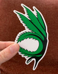 Its OK : cannabis sticker, weed sticker, cannabis decal, weed hand ok sticker, weed hand ok decal, ok sticker, ok decal, asl ok sticker, american sign language OK sticker, marijuana ok sticker