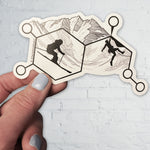 Adrenaline Chemical Formula Sticker, Adrenaline Chemical Molecule Sticker, Adrenaline Chemical Symbol Sticker, Adrenaline Chemical Chemistry Sticker, adrenaline sticker, epinephrine sticker, mountain sticker, ski sticker, rock climbing sticker, aspen snowmass sticker, aspen sticker, chemical makeup sticker, adrenaline decal, epinephrine decal, mountain decal, ski decal, rock climbing decal, chemical makeup decal, aspen snowmass decal, aspen decal