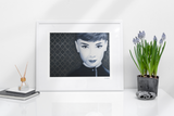 Audrey Hepburn, celebrity art, female artwork, lady : fine art print, colorado artist, colorado art, colorado artwork