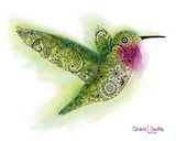 Hummingbird with Henna, Mandelbrot, Paisley designs inside. colorado artist, colorado art, colorado artwork, hummingbird silhouette drawing, bird silhouette art, bird drawing, bird art, hummingbird drawing, hummingbird art