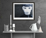 Audrey Hepburn, celebrity art, female artwork, lady : fine art print, colorado artist, colorado art, colorado artwork