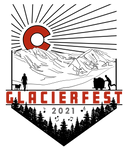 Glacierfest 2021 logo design, CherieSmittleArt logo design, mountain logo, fish logo, festival logo, animal logo, paw logo, dog logo, art shop logo, music logo, guitar pic logo, farm logo, sheep logo, rooster logo, CherieSmittleArt logo design, commission logo design, custom logo