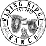 Rising Ridge Ranch logo design, mountain logo, fish logo, festival logo, animal logo, paw logo, dog logo, art shop logo, music logo, guitar pic logo, farm logo, sheep logo, rooster logo, CherieSmittleArt logo design, commission logo design, custom logo