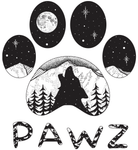 PAWZ t-shirt logo design
