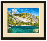 St. Mary's Glacier Colorado artwork, hikers artwork, snowshoeing art, backpackers artwork. Columbine drawing, columbine flower painting, idaho springs colorado art, colorado artist, colorado art, colorado artwork