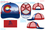 Red Colorado Flag Mountain Hat