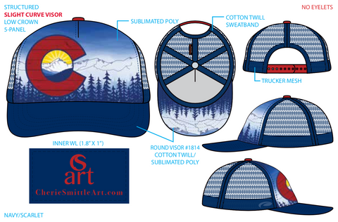 Navy Colorado Mountain Hat