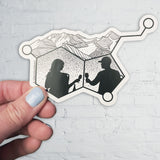 Serotonin Chemical Formula Sticker, Serotonin Chemical Molecule Sticker, Serotonin Chemical Symbol Sticker, Serotonin Chemical Chemistry Sticker, Serotonin sticker, chemical makeup sticker, wine sticker, mountain sticker, telluride sticker, couple sticker, Serotonin decal, chemical makeup decal, wine decal, mountain decal, telluride decal, couple decal