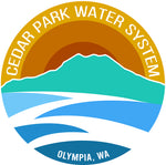 Cedar Park Water System logo design
