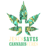 WHOLESALE : Marble Leaf, Jesus Saves Cannabis Cures