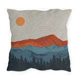 Colorado Mountain pillow, CO Mountain Pillow case, Colorado Mountain pillow cover, Mt Elbert Mountain pillow cover, James Peak Mountain pillow cover, Longs Peak Mountain pillow cover, Kingston Peak Mountain pillow cover, Mountain pillow cover, Mountain pillow case, Mountain pillow, forest pillow cover, forest pillow case, forest pillow