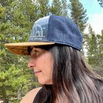 Living The Dream Trucker Hat, Living the dream hat, mountain hat, big dipper hat, compass hat, trees hat, living The Dream Hat, compass trucker hat, mountain trucker hat, constellation hat, constellation trucker hat, Dad hat, trucker hat, baseball cap, colorado hat