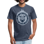 50/50 Unisex T-Shirt : Smokey The Bear - heather navy; ; smokey the bear shirt, star wars shirt, smokey shirt, smokey the bear t-shirt, star wars t-shirt, smokey t-shirt, forest t-shirt, forest t-shirt