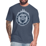 50/50 Unisex T-Shirt : Smokey The Bear - heather navy; ; smokey the bear shirt, star wars shirt, smokey shirt, smokey the bear t-shirt, star wars t-shirt, smokey t-shirt, forest t-shirt, forest t-shirt