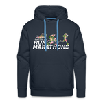 Unisex Hoodie : That's CUTE, You Run Marathons - navy; funny triathlete sweatshirt, funny runner sweatshirt, funny run sweatshirt, funny marathon sweatshirt, funny sport sweatshirt, funny triathlete hoodie, funny runner hoodie, funny run hoodie, funny marathon hoodie, funny sport hoodie, floral triathlon hoodie, ironman hoodie 