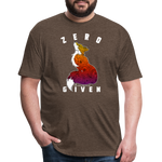 Unisex 50/50 T-Shirt : Zero Fox Given - heather espresso; funny fox t-shirt, zero fox given t-shirt, fox silhouette t-shirt, paisley fox t-shirt, funny fox shirt, zero fox given shirt, fox silhouette shirt, paisley fox shirt