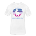 Unisex 50/50 T-Shirt : Llamacorn - white; funny llamacorn shirt, cute llamacorn shirt, magical llamacorn shirt, majestic llamacorn shirt, awkward llamacorn shirt, funny llama t-shirt, cute llama t-shirt, magical llama t-shirt, majestic llama t-shirt, awkward llama t-shirt, funny unicorn, cute unicorn, magical unicorn, majestic unicorn, awkward unicorn