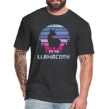 Unisex 50/50 T-Shirt : Llamacorn - heather black; funny llamacorn shirt, cute llamacorn shirt, magical llamacorn shirt, majestic llamacorn shirt, awkward llamacorn shirt, funny llama t-shirt, cute llama t-shirt, magical llama t-shirt, majestic llama t-shirt, awkward llama t-shirt, funny unicorn, cute unicorn, magical unicorn, majestic unicorn, awkward unicorn