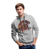 Unisex Hoodie : Rusted Colorful Colorado Flag with Cutout Trees - heather grey; grunge colorado sweatshirt, grunge colorado hoodie, colorado sweatshirt, colorado hoodie, colorado flag hoodie, colorado flag sweatshirt, mountain sweatshirt, mountain hoodie, colorado mountain hoodie, colorado mountain sweatshirt, rusted colorado sweatshirt, rusted colorado hoodie