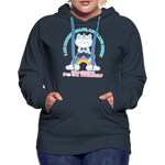 Women’s Hoodie : Yoga Kitty - navy; yoga kitty hoodie, yoga kitty sweatshirt, yoga hoodie, yoga sweatshirt, funny yoga hoodie, funny yoga sweatshirt, rainbow sweatshirt, rainbow hoodie, cat unicorn hoodie, cat unicorn sweatshirt, catacorn hoodie, catacorn sweatshirt, cat sweatshirt, cat hoodie, funny cat sweatshirt, funny cat hoodie