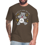 Unisex 50/50 T-Shirt : Don't Care Bear; 0 Fucks Given - heather espresso; zero fucks given care bear t-shirt, 0 fucks given t-shirt, don't care bear t-shirt, cute care bear t-shirt, funny care bear t-shirt, bear t-shirt, fuck you care bear t-shirt, fu care bear t-shirt