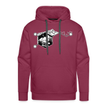 Unisex Hoodie : Dopamine Chemical Formula Structure Line Art - burgundy; dopamine chemical makeup drawing, dopamine chemical structure drawing, dopamine tattoo, dopamine drawing, campfire drawing, camping drawing, tent drawing, line art mountain, mt. elbert mountain drawing, mt. elbert drawing, birds flying drawing, birds flying silhouette